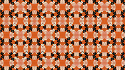 Terracotta Abstract Texture Pattern