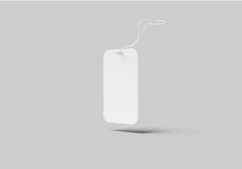 Blank Hang Tag Mockup