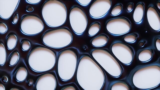 Abstract black cell structure