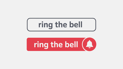 Fototapeta premium Ring the bell notification icons