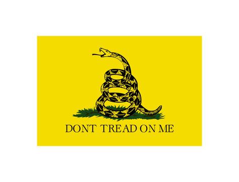 Gadsden flag. Dont Tread on Me flag