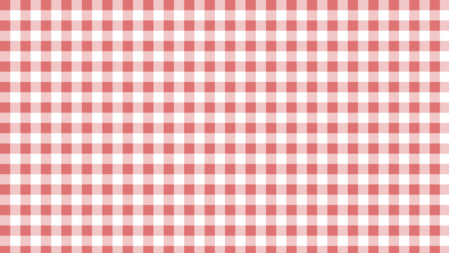 strawberry pink gingham plaid pattern background design