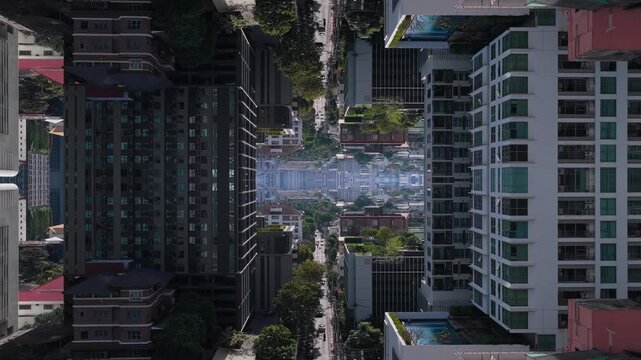 Kaleidoscopic city with mesmerizing mirror effect, showcasing surreal urban landscapes and distorted architectural forms flying through futuristic metropolitan world