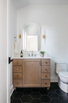Black, white, and wood all over