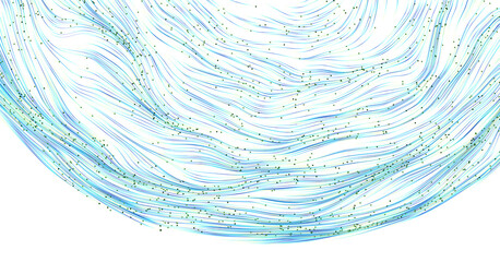 Fototapeta premium Abstract artwork featuring curved lines, a dynamic and artistic design. Perfect for backgrounds, textures and creative p