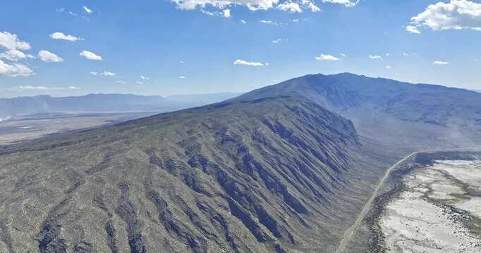 Mountains and the Gypsum Dunes into antique Tethys Sea
