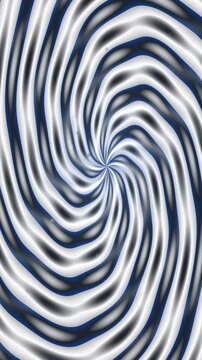 Twisting Monochrome Optical Illusion Background Video Loop.