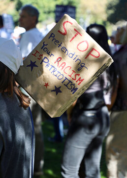 Protest Sign - Stop Racism
