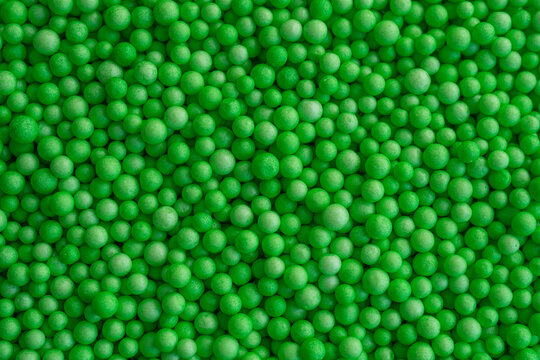 Green balls abstract background