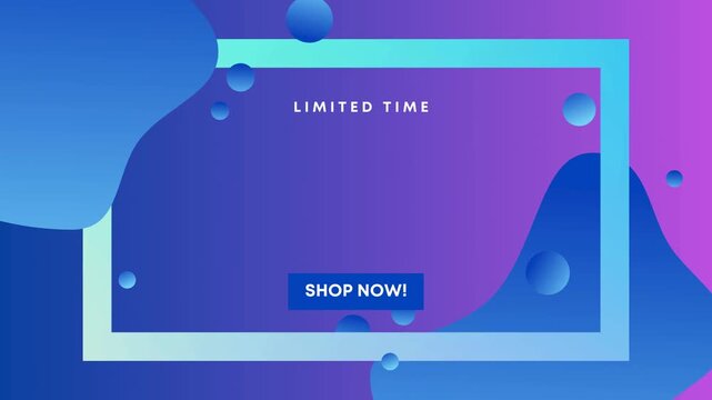 Black Friday 50% Off Vector Illustration &ndash; Abstract Background with Space for Text, 4K Animation, Sale Banner, Holiday Discount, Editable Design