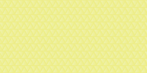 Abstract yellow background with seamless triangle pattern, modern minimal geometric design, soft gradient texture, clean repeating wallpaper backdrop.