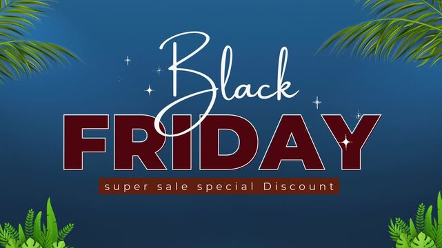 Black Friday Sale Animation 4K &ndash; Luxury Discount Promo Video with Dynamic Text and Flashing Lights, welcome to Las Vegas sign