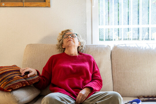 Reclining on Living Room Sofa