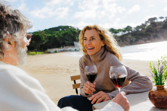 Couple enjoying romantic date
