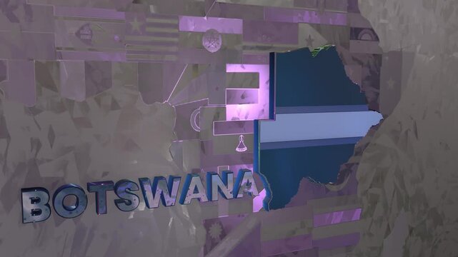 Botswana Map