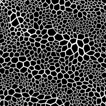 Cracks wall vector seamless pattern. Grunge urban graphic repeatable backdrop