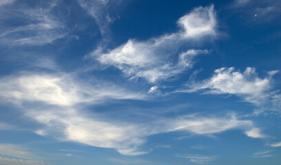 Fototapeta premium blue sky white clouds