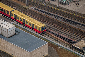 unterwegs mit der S-Bahn in Berlin