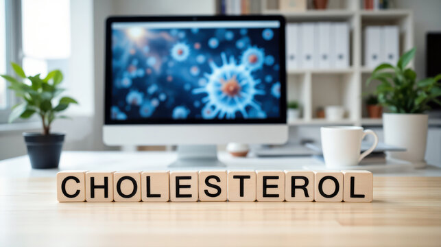 Cholesterol blood test results and lipid panel review for heart disease prevention, clinician tracks LDL HDL and triglyceride levels to plan statin therapy and diet changes during checkup