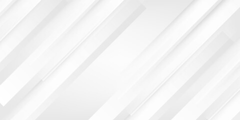 Diagonal grey gradient lines background. Abstract silver stripes wallpaper. Abstract gray tech backdrop. Oblique gris texture for graphic design, poster, banner, flyer, brochure, presentation. Vector