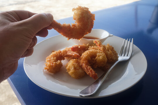 Crispy Shrimp and Chili Sauce