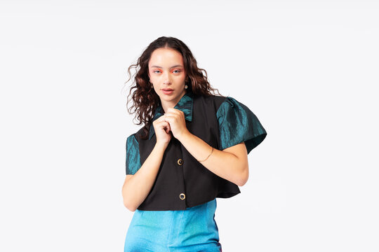 Colorful fashion editorial with playful spirit