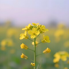 Fototapeta premium yellow flowers in the field