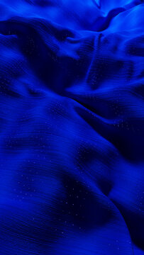 Canvas with blue technological texture and pattern in motion