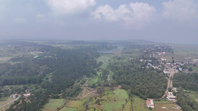 The Glass Bridge in Rajgir, Bihar, offers panoramic views of lush hills and valleys. Built with transparent tempered glass, it attracts tourists seeking adventure, scenic beauty, and elevated skywalk 