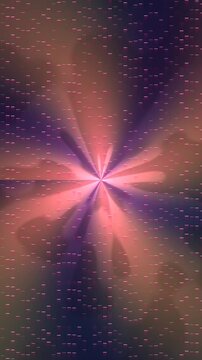 Abstract Glowing Light Burst with Dynamic Particle Overlay.