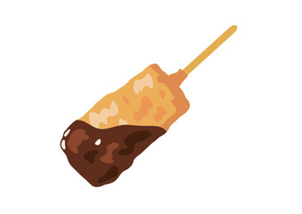 ソースのついた串カツ