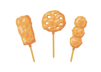 美味しそうな串カツ