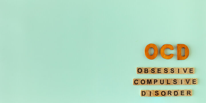 Obsessive&ndash;compulsive disorder (OCD) concept. Banner with copy space.