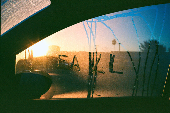 Fall Car Window