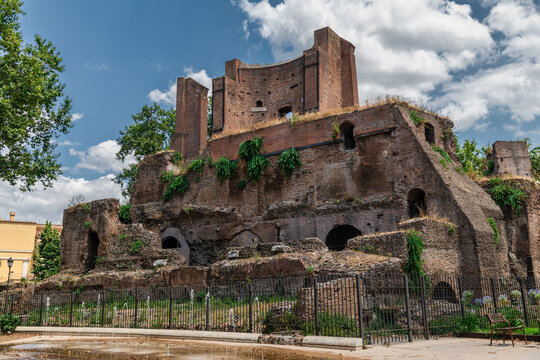 Piazza Vittorio Emanuele II (Trofei di Mario - The Trophies of Marius) in Rome, Italy