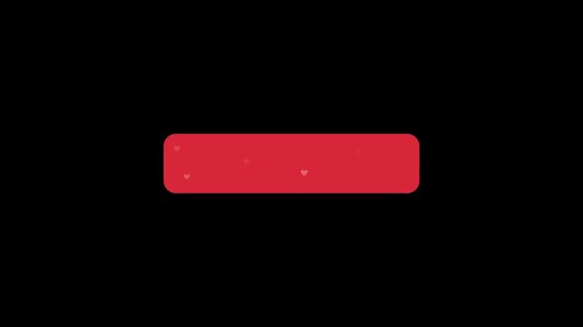 red button on black background