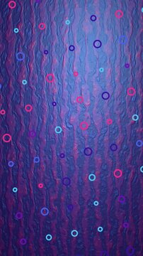 Abstract Purple and Blue Background with Floating Circles.