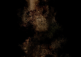 抽象水墨障壁画　壁紙