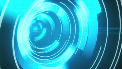 Abstract HUD interface