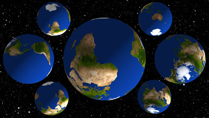 Many Earth planets © turbomotion046