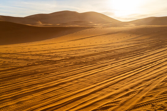 Majestic view of Sahara Desert