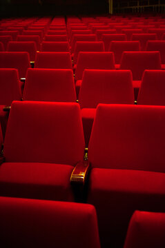 Red theater seats
