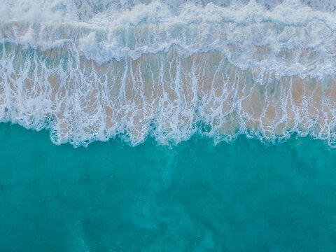 Abstract of breaking wave pattern. 