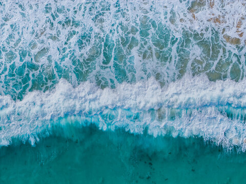 Abstract of breaking wave.