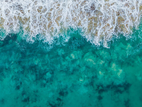 Abstract wave colours and patterns.