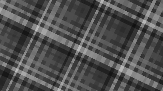 Black and White Plaid Pattern Texture.