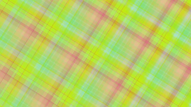 Abstract Diagonal Plaid Pattern Background in Soft Pastel Colors.