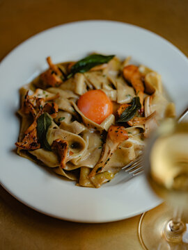 Mushroom pasta