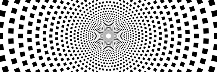 horizontal beautiful spin black square on white for background and design. © eNJoy Istyle