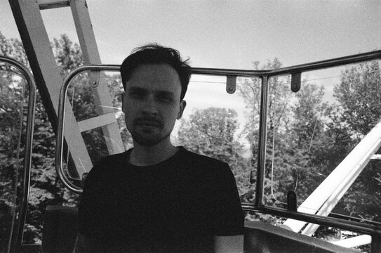 Man on Ferris Wheel